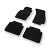 Velourmattor till Audi A8 IV D5 Sedan (2017-....) kort version - svarta