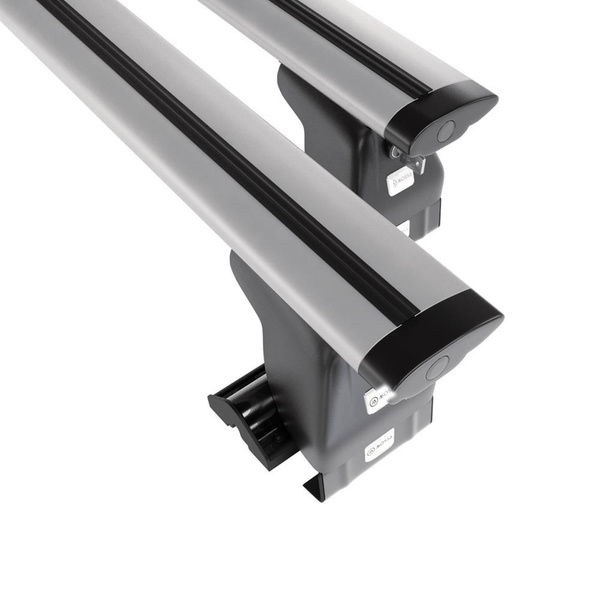 Taklasthållare till Volkswagen Up Kombikupé (2012-2022) - silver takräcke - takhållare -utan fästelement - Aluminium