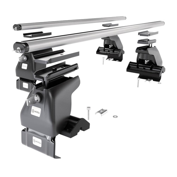 Taklasthållare till Skoda Citigo Kombikupé (2012-2019) - silver takräcke - takhållare -utan fästelement - Aluminium