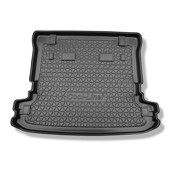 Bagagerumsmattor till Mitsubishi Pajero IV Wagon SUV (04.2007-07.2015) - 5/7 platser; tredje raden nedsänkt; long version