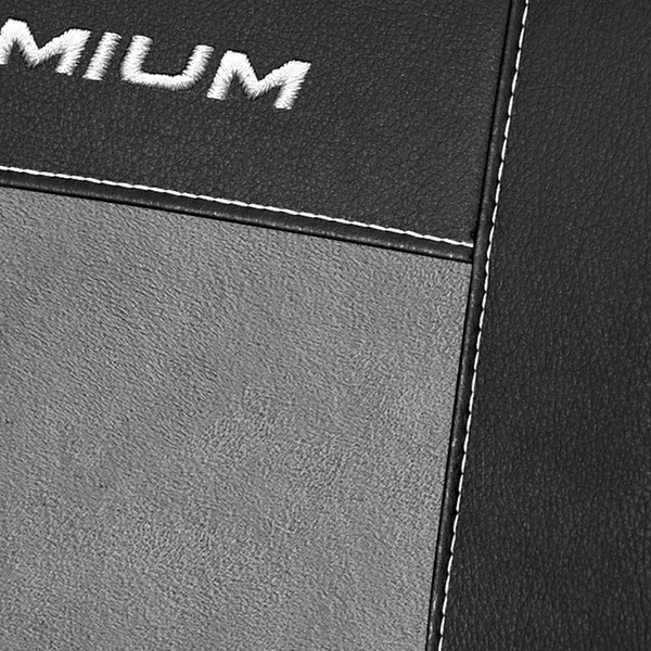 Måttsydda överdrag till Renault Kangoo III Skåpbil (2021-....) - skräddarsydda sätesöverddrag - szary