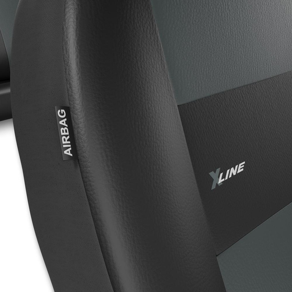 Universella sätesöverdrag till Ford Kuga I, II, III (2008-....) - grå