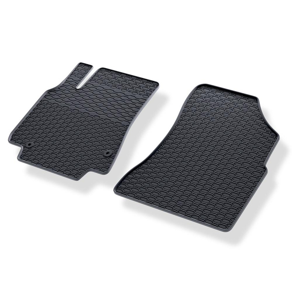 Gummimattor till bil Peugeot Partner II Skåpbil (2008-2018) - svart - 2 st.