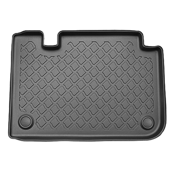 Sats bagagerumsmatta och bilmattor TPE måttillverkade till: Tesla Model S Facelift II Kupé (01.2021-....) - bakre bagagerum