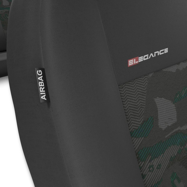 Universella sätesöverdrag till Fiat Bravo I, II (1995-2015) - grön