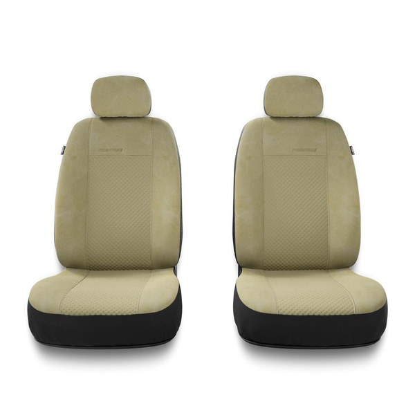 Universella sätesöverdrag till Mitsubishi Colt V, VI, VII, VIII (1996-....) - beige