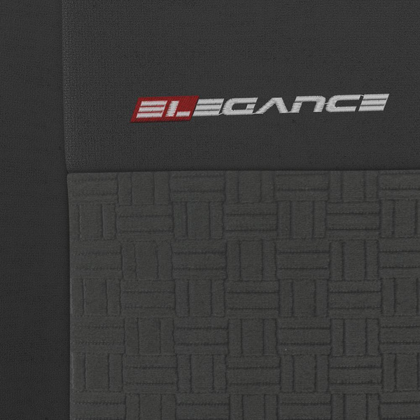 Universella sätesöverdrag till Fiat Panda II, III (2003-....) - Typ 1 (grå)