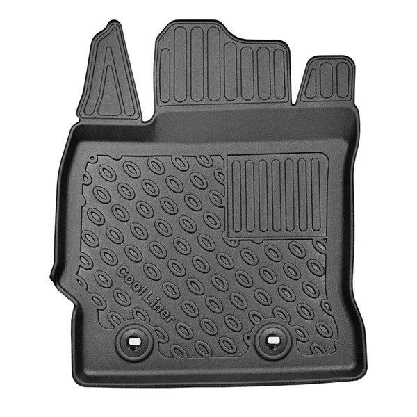 Sats bagagerumsmatta och bilmattor TPE PREMIUM måttillverkade till: Toyota Auris II Kombikupé (01.2013-12.2018) - med dubbelt bagagerumsgolv (för övre och nedre bagagerum), även med hybriddrift