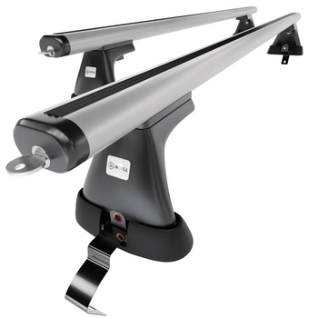 Taklasthållare till Fiat Grande Punto Kombikupé (2005-2010) - silver takräcke - 