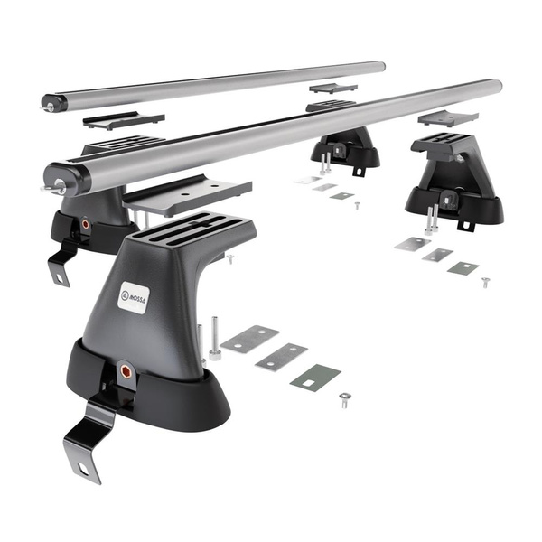 Taklasthållare till Alfa Romeo Giulietta Kombikupé (2010-2020) - silver takräcke - takhållare -utan fästelement - Aluminium