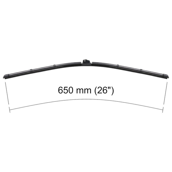 Vindrutetorkarblad till Peugeot 108 Kombikupé (02.2014-2017) - platta torkarblad
