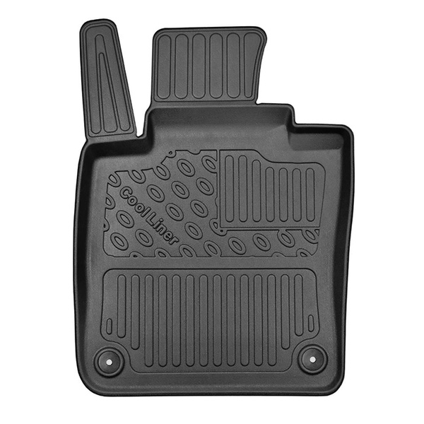 Sats bagagerumsmatta och bilmattor TPE PREMIUM måttillverkade till: Volvo S60 III Sedan (10.2018-....) - nedre bagagerum; med dubbelt bagagerumsgolv; ej till Plug-in Hybrid