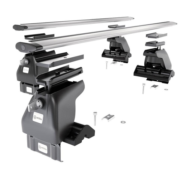 Taklasthållare till Ford Focus mk I Kombikupé (1998-2004) - silver takräcke - takhållare -utan fästelement - Aluminium