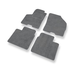 Velourmattor till Suzuki Baleno II Kombikupé (2015-2019) - gråa