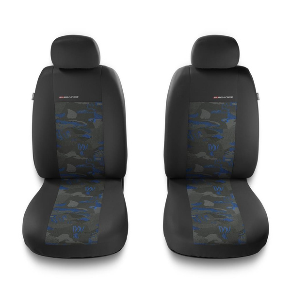 Universella sätesöverdrag till Mercedes-Benz C-klass W202, W203, W204, W205, W206 (1993-....) - blå