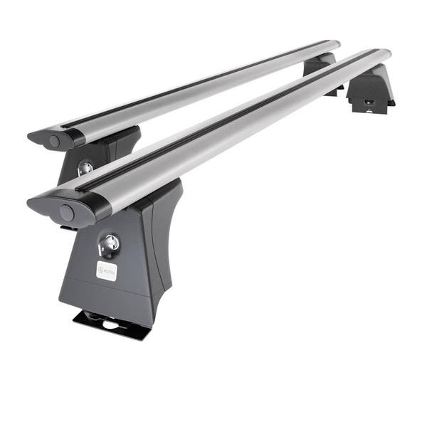 Taklasthållare till Iveco Daily V (short) Bus (2011-2014) - silver takräcke - takhållare -fästpunkter - Aluminium