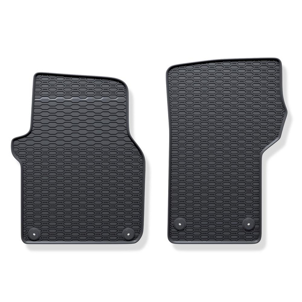 Gummimattor till bil Volkswagen Crafter II Skåpbil (2017-....) - svart - 2 st.