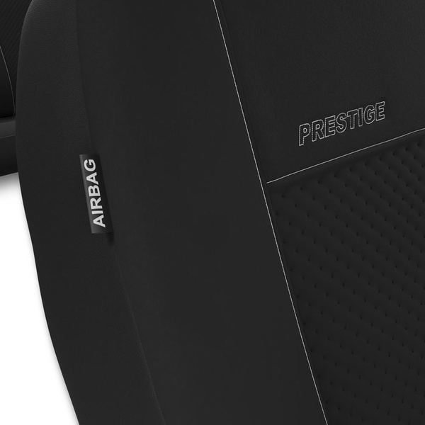 Universella sätesöverdrag till Mitsubishi Space Star (2014-....) - svart