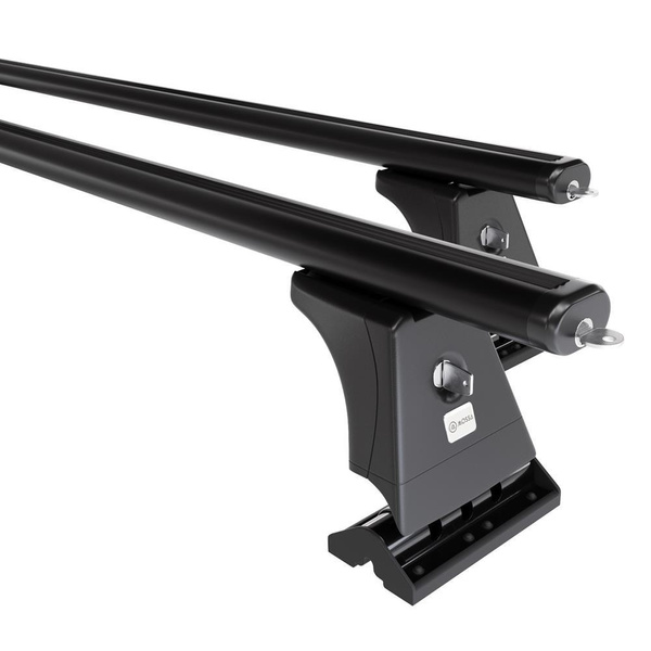 Taklasthållare till Renault Master Skåpbil (2010-2021) - svart takräcke - takhållare - fästpunkter - Aluminium