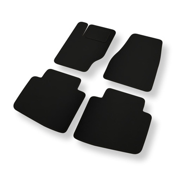 Filtmattor till Jeep Commander I SUV (2006-2010) - svarta