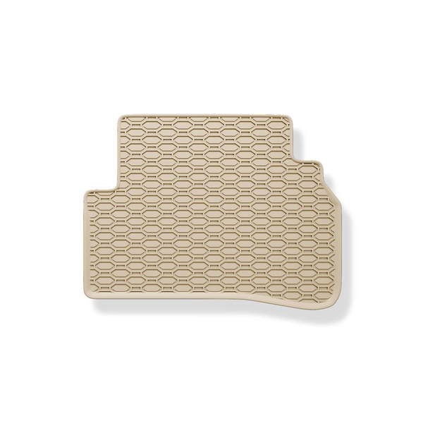 Gummimattor till bil Mercedes-Benz C-klass W205 Kombi, Limousine (2013-2021) - beige - 4 st.