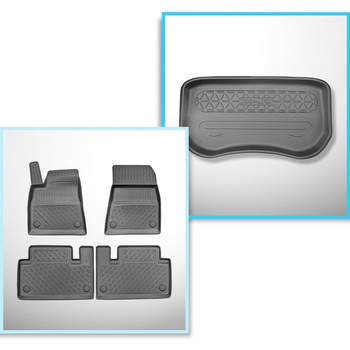 Sats bagagerumsmatta och bilmattor TPE PREMIUM måttillverkade till: Tesla Model 