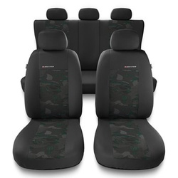 Universella sätesöverdrag till Seat Arona (2017-2019) - grön
