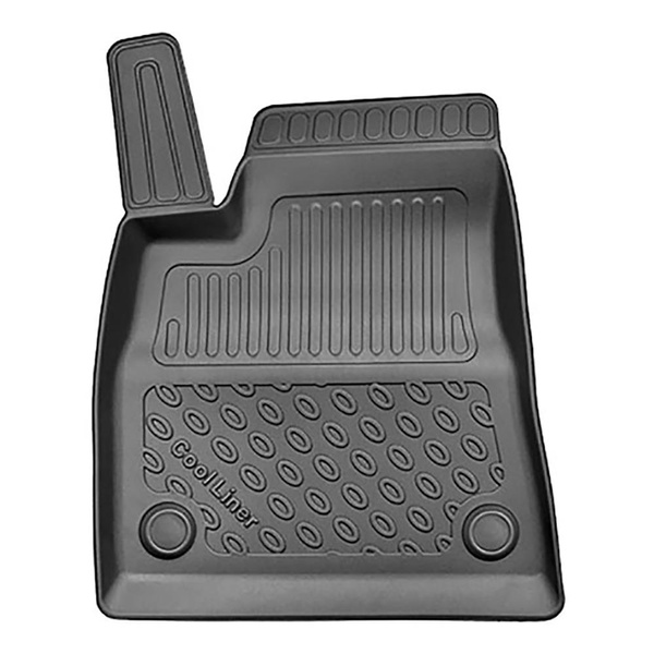 Sats bagagerumsmatta och bilmattor TPE PREMIUM måttillverkade till: Tesla Model 3 Sedan (07.2017-06.2020) - främre bagagerum; 2- och 4-hjulsdrift