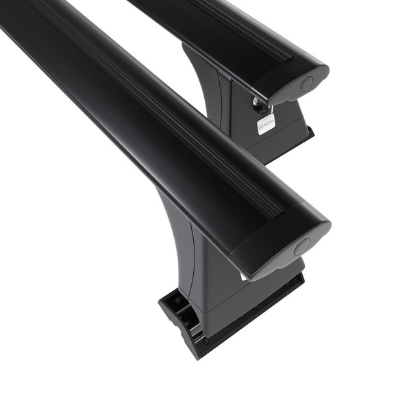 Taklasthållare till BMW Serie 7 G11 Limousine (2015-2022) - svart takräcke - takhållare - fästpunkter - Aluminium