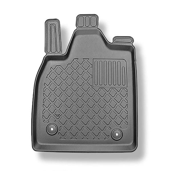 Sats bagagerumsmatta och bilmattor TPE måttillverkade till: Ford Mustang Mach-E SUV (05.2021-....) - övre bagagerum; rörligt golv i översta läget