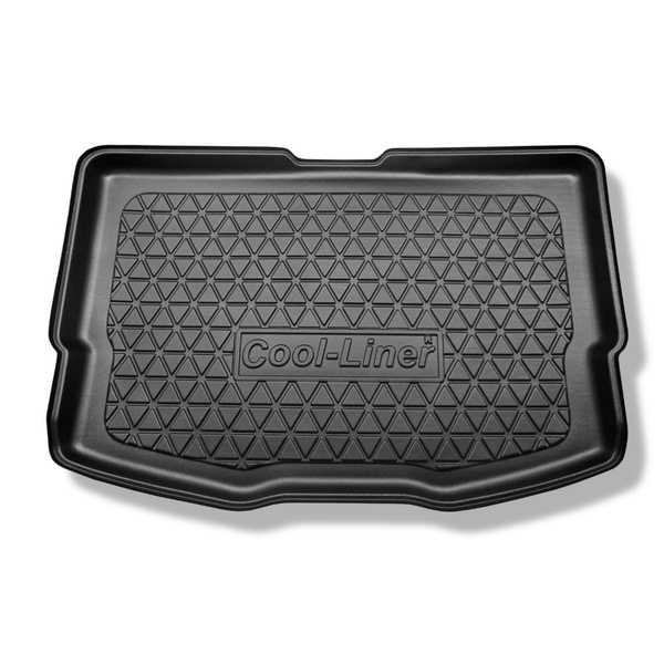 Bagagerumsmattor till Nissan Note E12 Kombikupé (10.2013-03.2016) - modeller med rörligt golv (Acenta, Acenta Premium och Tekna); för båda golvnivåer (nedre och övre)