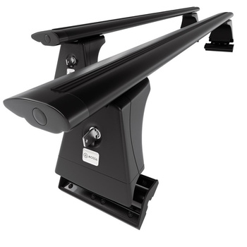 Taklasthållare till BMW Serie 7 G11 Limousine (2015-2022) - svart takräcke - tak
