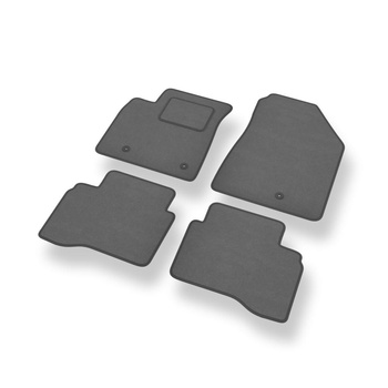 Velourmattor till Kia Niro I Crossover (2016-2022) - gråa