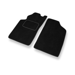 Velourmattor till Toyota Avensis I Kombi, Kombisedan, Sedan (1997-2003) - svarta