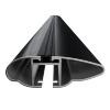 Taklasthållare till Ford S-Max Minibuss (2006-2015) - svart takräcke - takhållare - fästpunkter - Aluminium