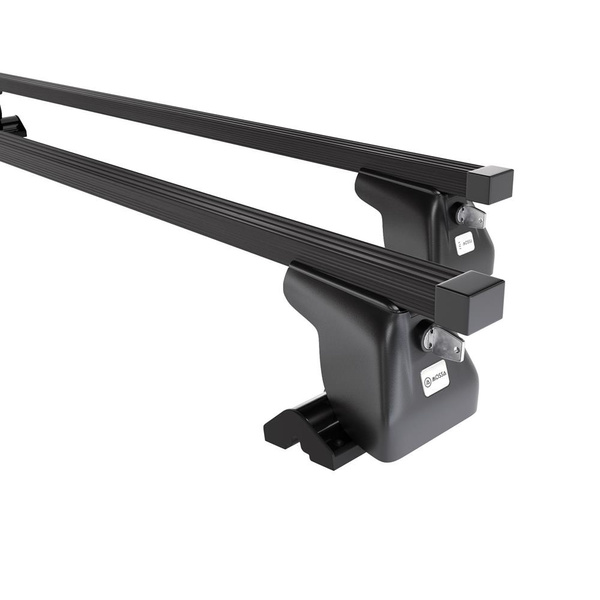 Taklasthållare till Jeep Commander SUV (2006-2010) - svart takräcke - takhållare - T-profil - Stål