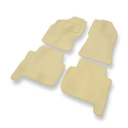 Velourmattor till Nissan Terrano I SUV (1993-2000) 5 dörrar - beige