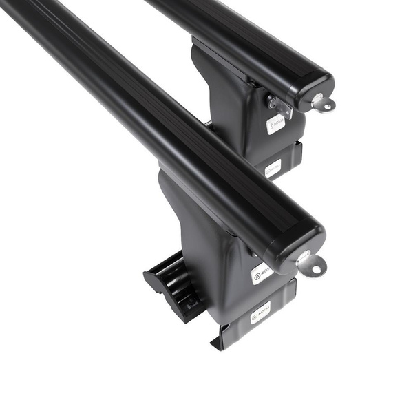 Taklasthållare till Skoda Citigo Kombikupé (2012-2019) - svart takräcke - takhållare - utan fästelement - Aluminium