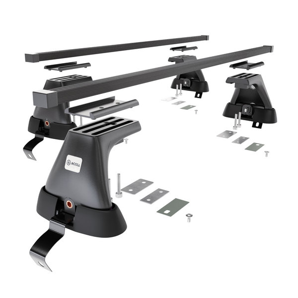 Taklasthållare till Skoda Superb mk II Kombisedan (2008-2015) - svart takräcke - takhållare - utan fästelement - Stål