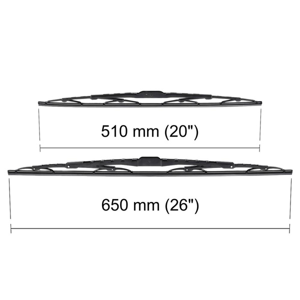 Vindrutetorkarblad till Dodge Caravan V Minibuss (2007-2020) - standard torkarblad