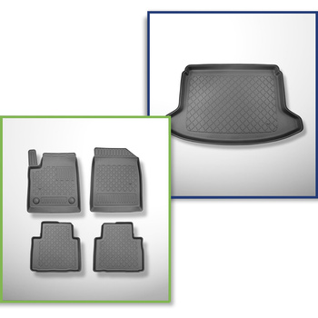 Sats bagagerumsmatta och bilmattor TPE måttillverkade till: Seres 3 SUV (04.2021