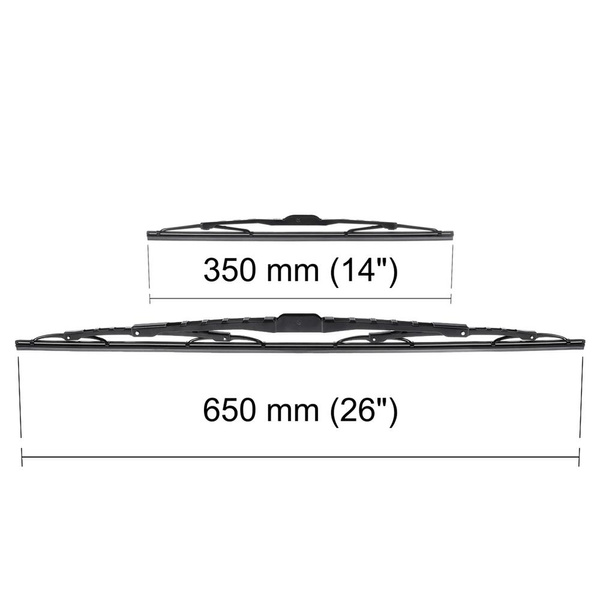 Vindrutetorkarblad till Hyundai Santa Fe III SUV (09.2012-2018) - standard torkarblad