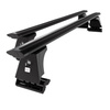 Taklasthållare till BMW Serie 7 G11 Limousine (2015-2022) - svart takräcke - takhållare - fästpunkter - Aluminium