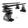 Taklasthållare till Toyota ProAce Verso Skåpbil (2016-....) - svart takräcke - takhållare - fästpunkter - Aluminium