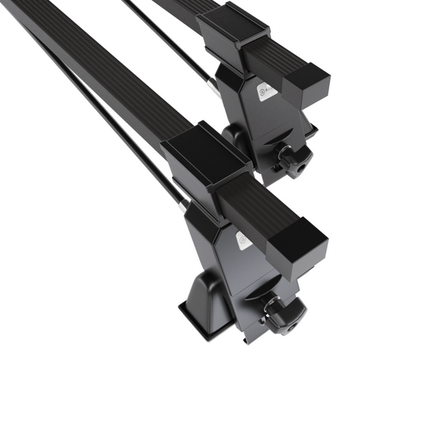 Taklasthållare till Mitsubishi Carisma Sedan (1997-2005) - svart takräcke - takhållare - fästpunkter - Stål