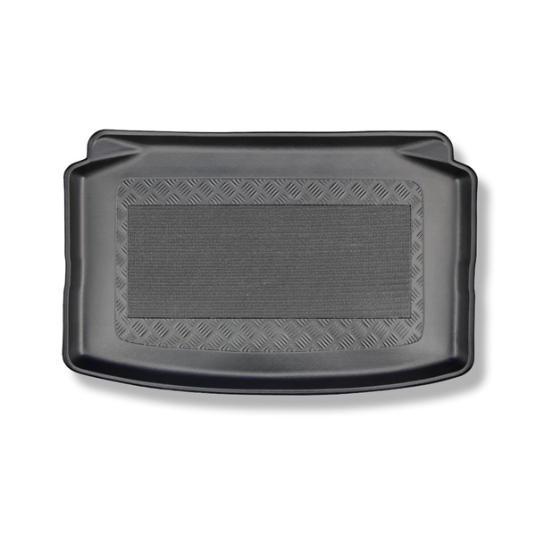 Bagagerumsmattor till Volkswagen Polo VI 2G AW Kombikupé (10.2017-....) - nedre bagagerum; modeller utan rörligt bagagerumsgolv