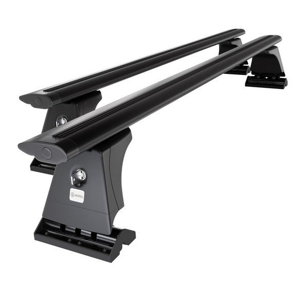 Taklasthållare till Citroen C4 Grand Picasso Minibuss (2007-2013) - svart takräcke - takhållare - fästpunkter - Aluminium