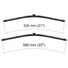 Vindrutetorkarblad till Porsche Boxster Roadster (04.2012-2016) - platta torkarblad