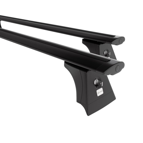 Taklasthållare till Suzuki Across SUV (2021-....) - svart takräcke - takhållare - integrerad reling - Aluminium