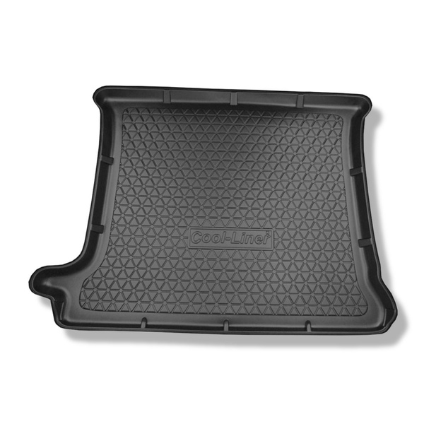 Bagagerumsmattor till Renault Trafic II Skåpbil (09.2001-08.2014) - personversion (kombi/tour); bakom tredje sätesraden; extra luftkonditionering; L2 (långt axelavstånd)